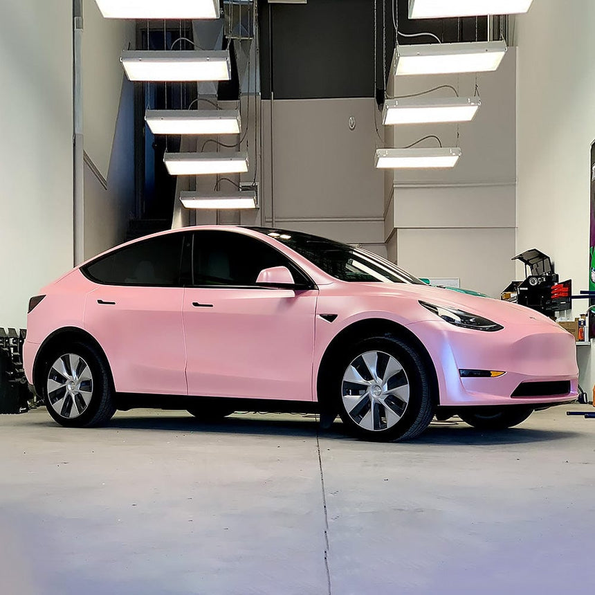 Cherry Blossom Pink (ECH22) Vinyl Wrap - High Quality Car Wraps, vinyl wraps, supper matte & high-gloss colors - Teckwrap