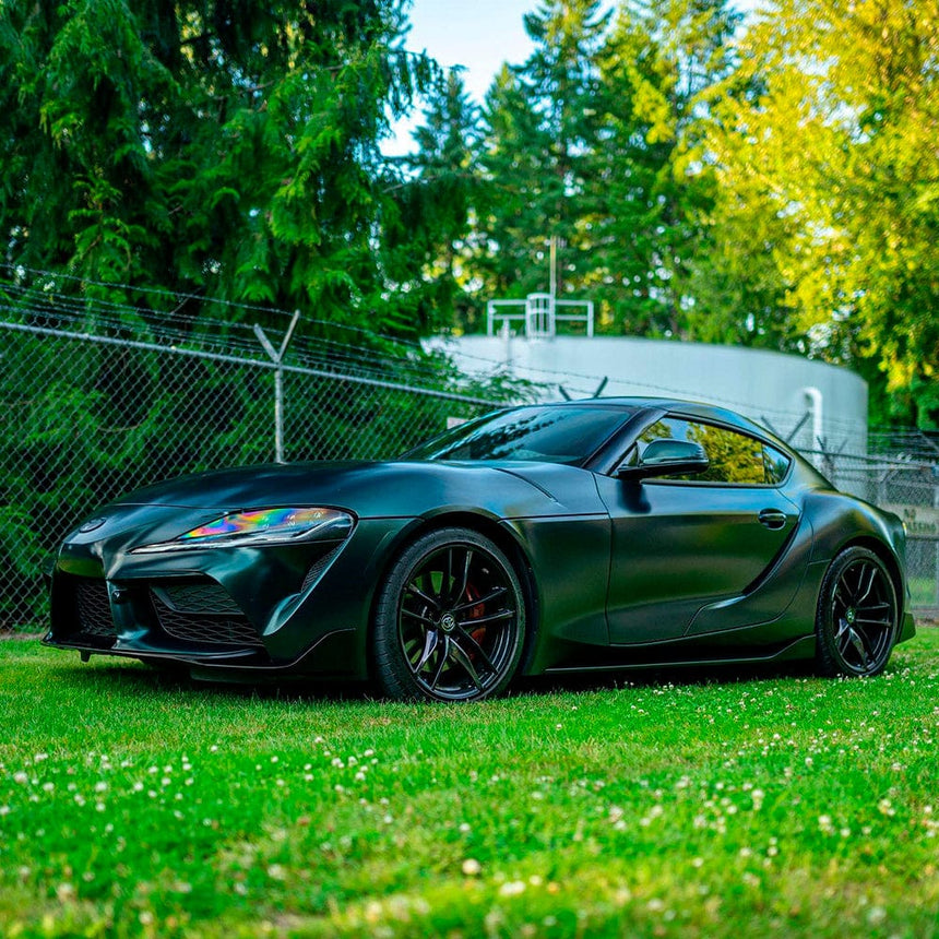 Green Black Silk (HM07) Vinyl Wrap - High Quality Car Wraps, vinyl wraps, supper matte & high-gloss colors - Teckwrap