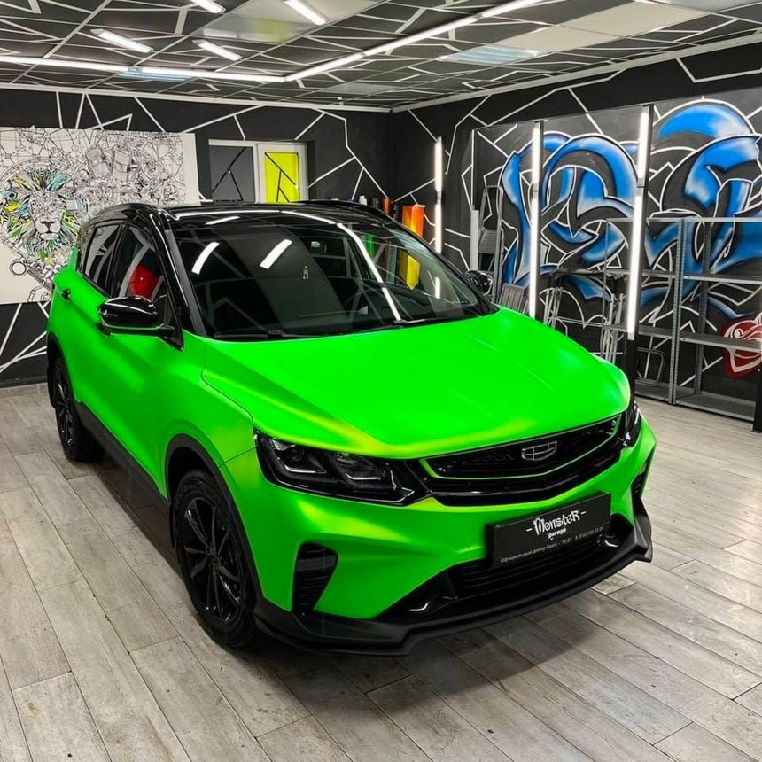 Paradise Green (SMT12) Vinyl Wrap - High Quality Car Wraps, vinyl wraps, supper matte & high-gloss colors - Teckwrap